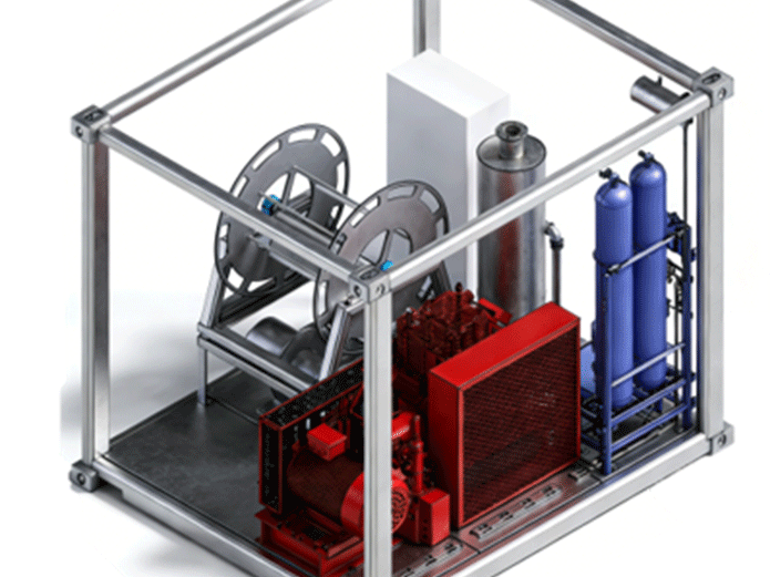 点震源空压机模块